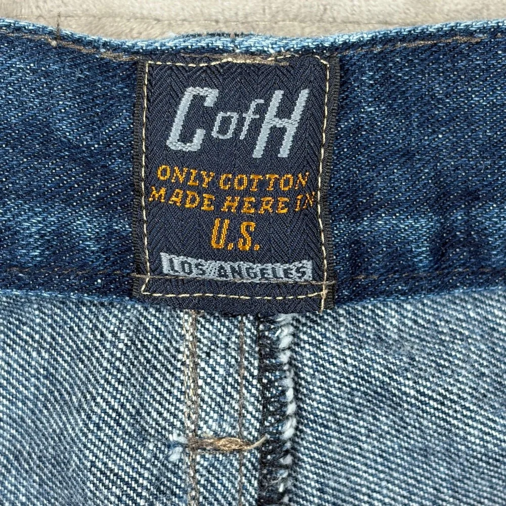 Citizens of Humanity Mens Jeans Straight Leg Blue Denim 38x32 12697 Style 606306